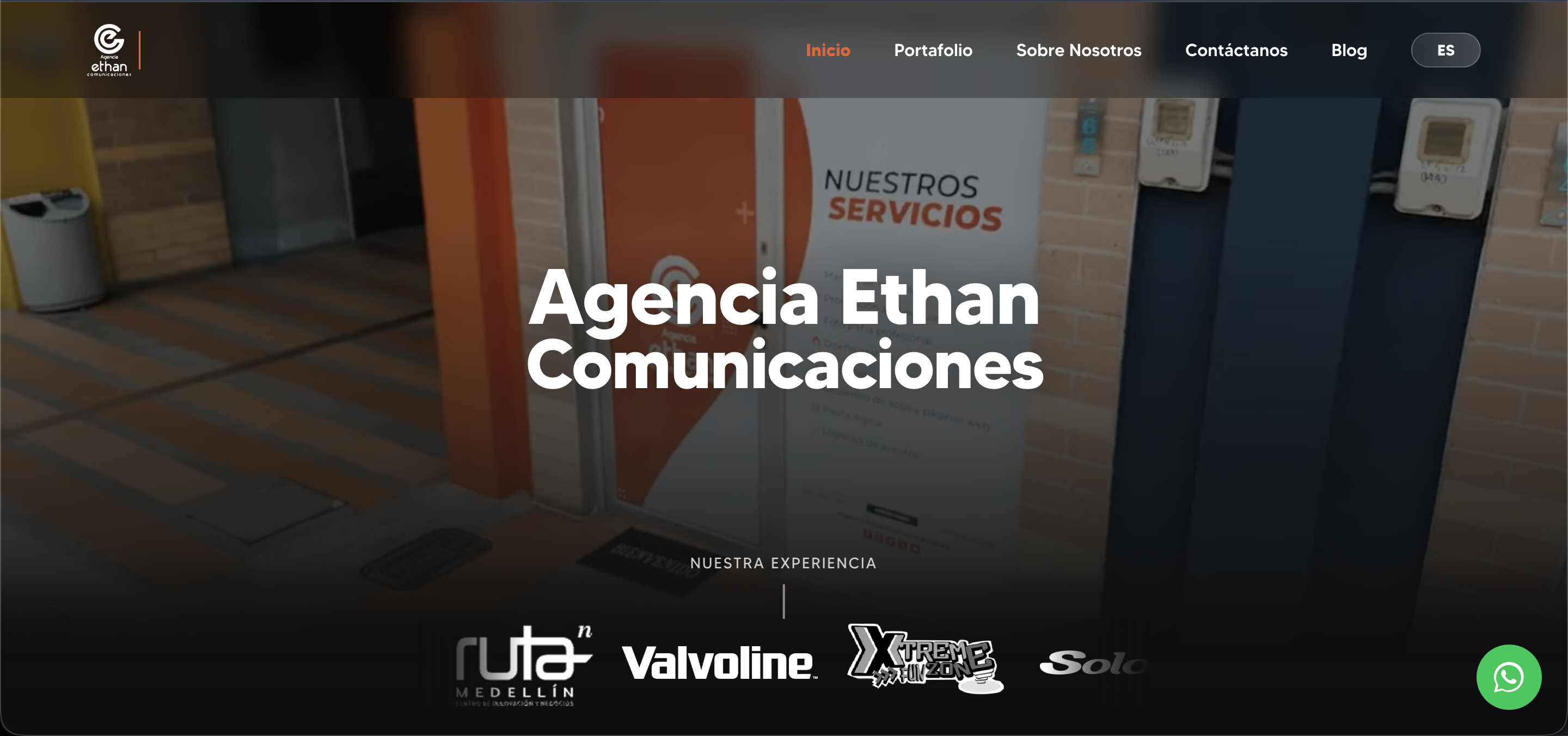 Agencia Ethan Comunicaciones - Proyecto web desarrollado